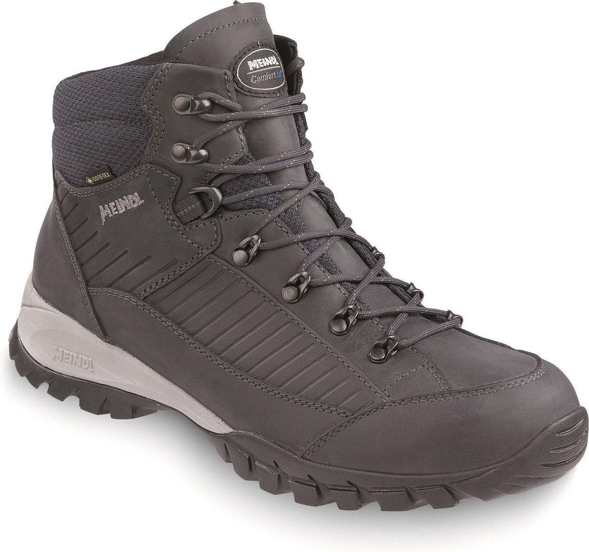 Meindl Sarn Mid GTX Wandelschoen Heren waterdichte mid wandelschoenen Anthrazit Marine Blauw