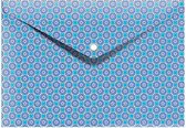 elastomap envelop 33 x 23 5 cm karton blauw