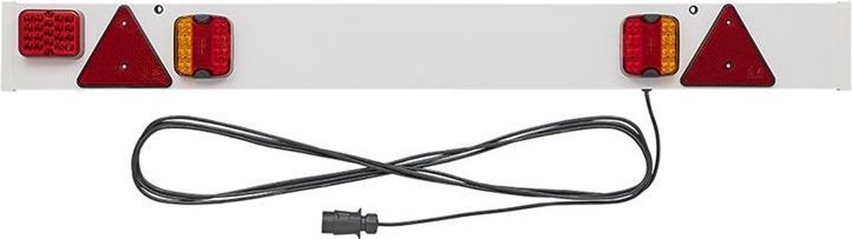 Verlichtingsbalk LED - Aanhanger lichtbalk met LED mistlamp + 6M kabel