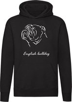 English Bulldog Hoodie | hond | Trui | Sweater | Unisex