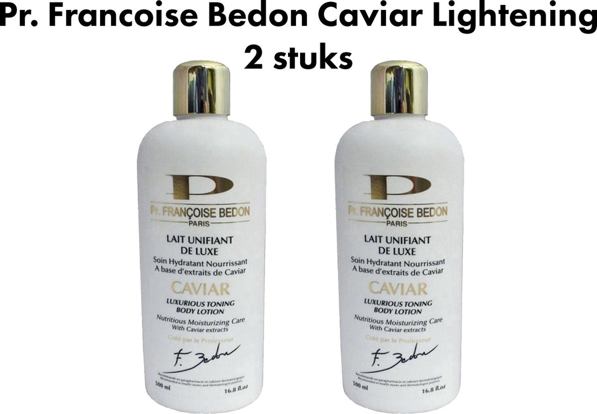 Pr. Francoise Bedon - Caviar Lightening Body Lotion 2 stuks