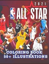 NBA all star2021coloring book 50+ ILLUSTRATIONS