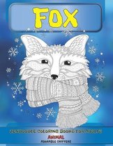 Zendoodle Coloring Books for Adults Adorable Critters - Animal - Fox
