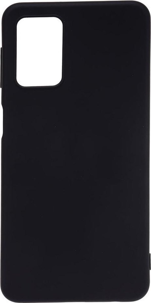 Shop4 - Samsung Galaxy A02s/ A03s Hoesje - Zachte Back Case Mat Zwart