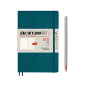 Leuchtturm1917 B6+ Weekly Planner & NoteBook 2022 softcover Pacific Green