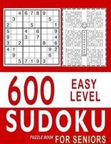 600 Easy Level Sudoku Puzzle Books for Seniors