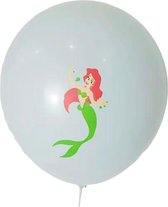 Zeemeermin - Ballonnen - kinderfeestje - partijtje - feest - set van 6 - versiering