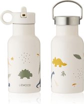 Liewood - Water en Thermosfles Anker 350ml - Drinkbekers - Dino Mix