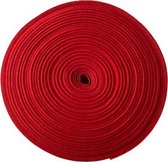 Biaisband rood - katoen 15 mm - rol van 20 meter