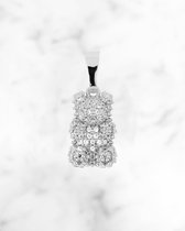 Stardust - GUMMY BEAR Bedel in Zilver Pavé