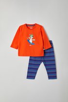 Woody Little Unisex Pyjama Oranje 3m