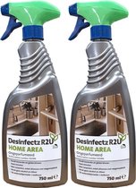 Desinfectz R2U Desinfecterende Reinigingsspray - 750 ml - Set van 2