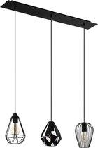EGLO Distaff Hanglamp - E27 - 90 cm - Zwart