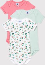 Petit Bateau 3 Pack Baby Meisjes Rompertje - Maat 92/98