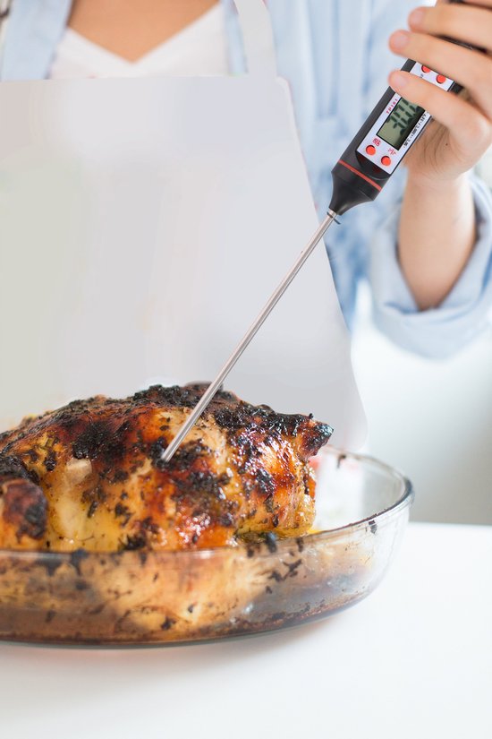 Barbecuethermometer DOQAUS Vleesthermometer Instant keukenthermometer in 3 seconden, IPX6 digitale voedselthermometers met lange sonde voor vlees BBQ Voedselvloeistoffen Olie Water Barbecuethermometer DOQAUS Vleesthermometer Instant keukenthermometer in 3 seconden, IPX6 digitale voedselthermometers met lange sonde voor vlees BBQ Voedselvloeistoffen Olie Water