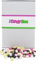 Snoep mix pakket & Snoepgoed doos - The Candy Box - Oud Hollandse Snoep Mix - 1 Kg Uitdeel en verjaardag cadeau doos voor vrouwen, mannen en kinderen met: Oud Hollandse snoep