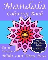 Mandala Coloring Book Easy Volume 1