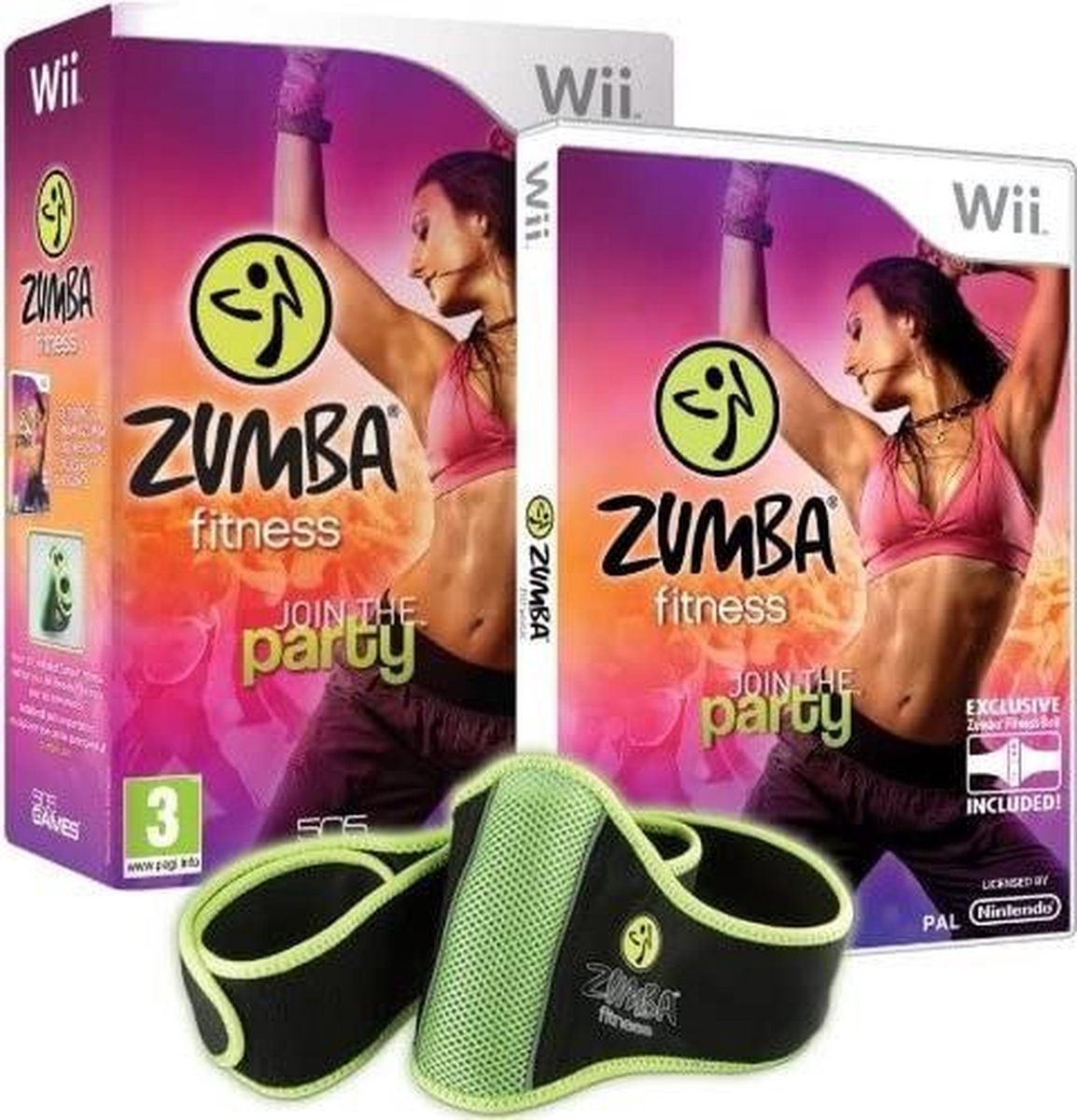 Zumba Fitness + Fitness Belt | Games | bol.com