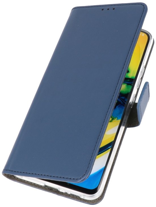 Booktype Housses de téléphone - Étui Bookcase - Étui portefeuille - Convient pour Samsung Galaxy A21 - Marine