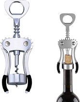 Ouvre-bouteille FLOKOO Premium en acier inoxydable - Tire-bouchon de haute qualité - Ouvre-bouteille classique pour Vin et Bières
