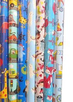 10 rollen Assortiment luxe cadeaupapier - inpakpapier voor kinderen - 200 x 70 cm