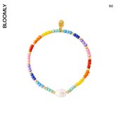 Armband Regenboog met parel - multicolour - ibiza