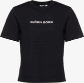 Bjorn Borg Regular Tee Fanno dames sport T-shirt - Zwart - Maat L
