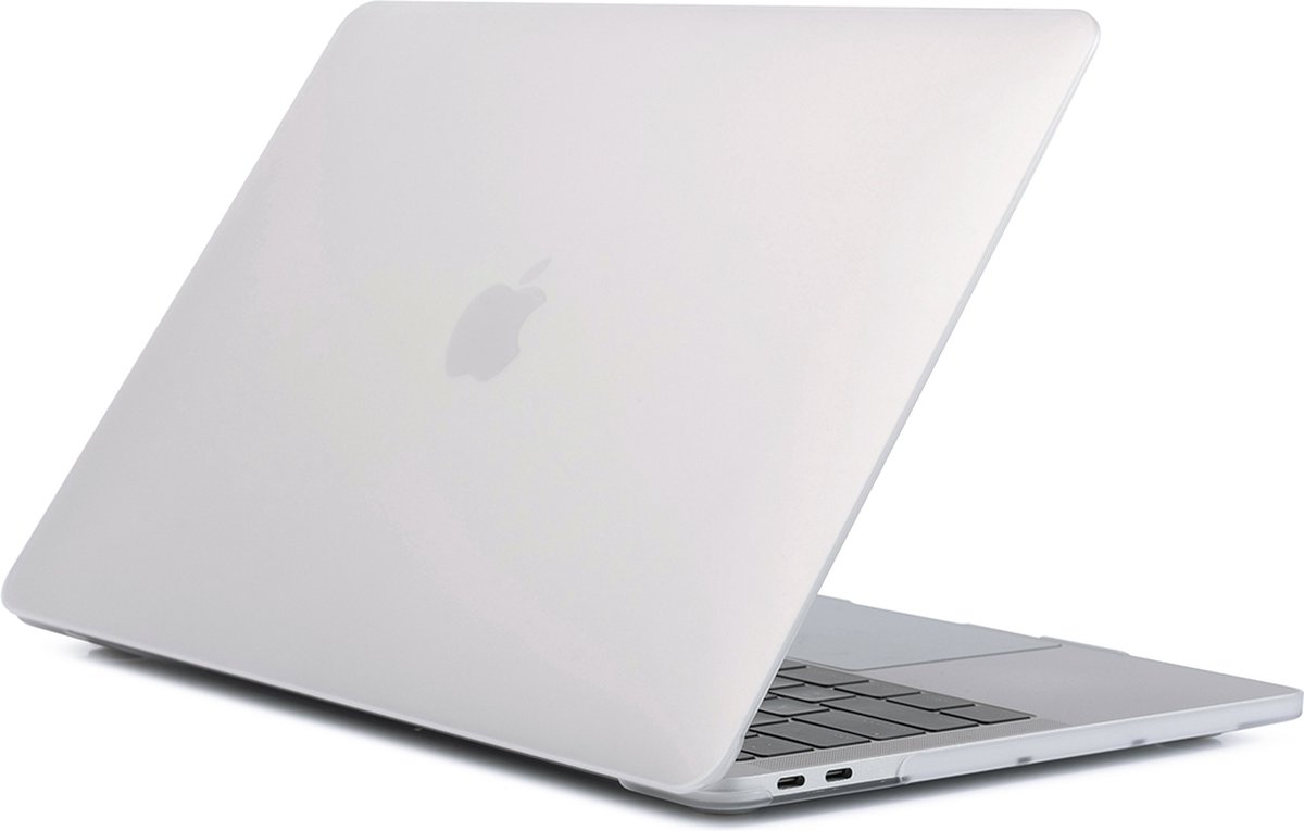 By Qubix MacBook Pro 16 inch case - Transparant (mat) MacBook case Laptop cover Macbook cover hoes hardcase