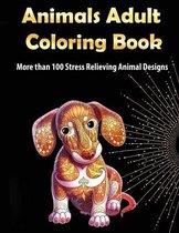 Animals Adult Coloring Book