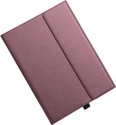 Clamshell Tablet-beschermhoes met houder voor MicroSoft Surface Go (lamspatroon / rood)