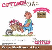 CottageCutz Ben with Wheelbarrow of Love (CCS-023)