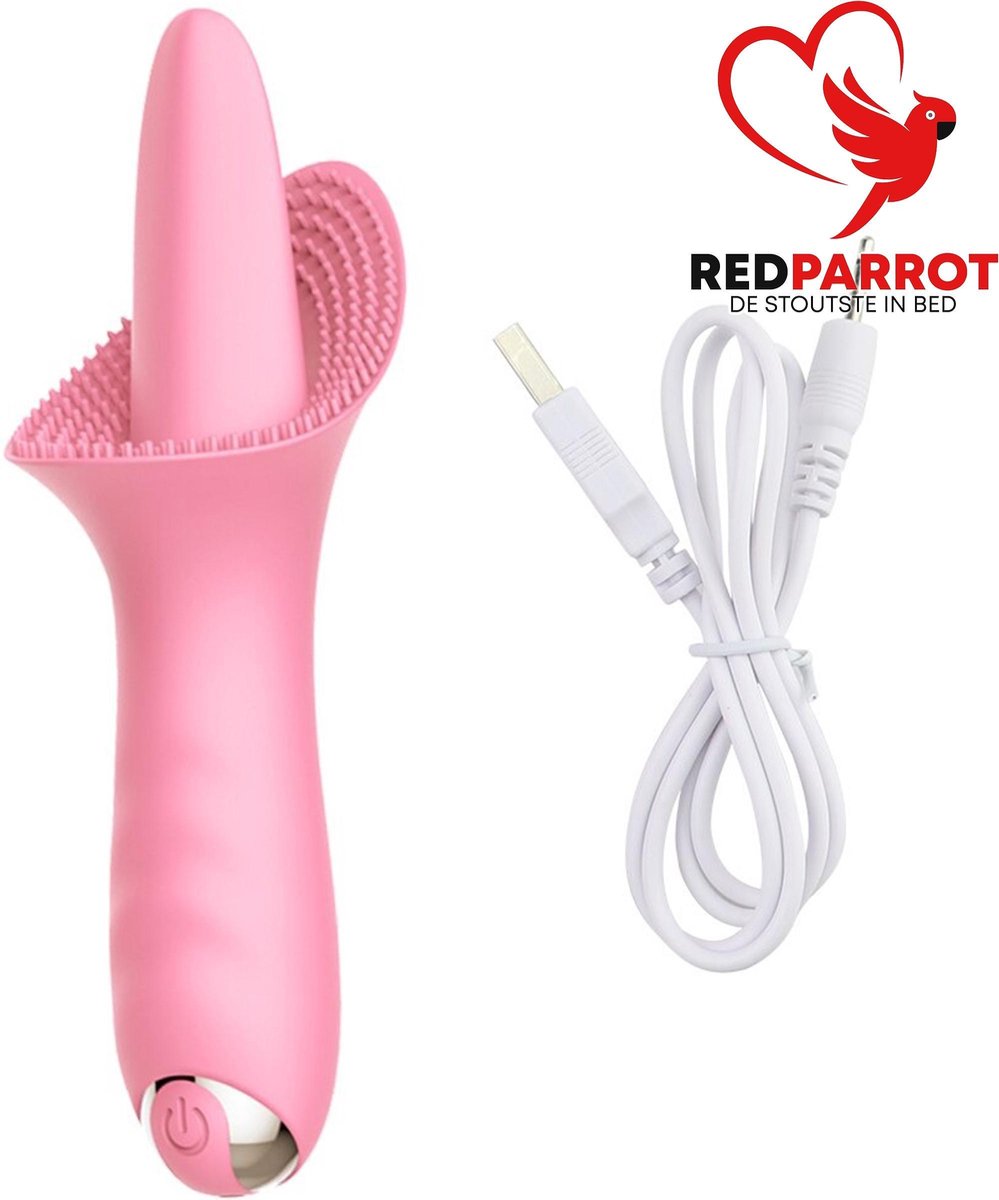 Goedkoopste Tongvibrator | Tong Vibrator | 10 standen | Oplaadbaar | Hoogwaardige kwaliteit | Luxe uitvoering