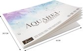 Nassau Fine Art Aquarelpapier A3 Voor Kunstenaars | 20 losse vellen | Dikte: 300 g/m² | Premium aquarelpapier om te schilderen met aquarelverf & pastelkrijt | Kwaliteitspapier voor