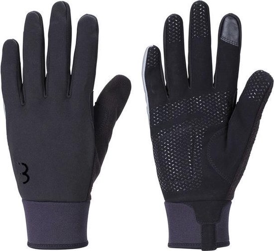 Foto: Bbb cycling controlzone fietshandschoenen winter winddichte wielrenhandschoenen heren dames sporthandschoenen touchscreen compatibel zwart maat xl bwg 36