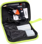 LIJMPISTOOL - ZINAPS lijmpistool 60 W full size met 11 mm x 190 mm x 20 lijmstokken en gereedschapstas lijmpistool voor DIY ambachtslieden handgemaakte kerst All Saints (WK 02129)