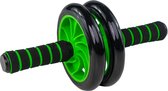 AB Roller - AB Wheel - Dubbele Trainingswiel - efficiënte buiktraining - Buikspierapparaat - Buikspierwiel - Groen