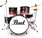 Miniatuur Pearl drumstel flames