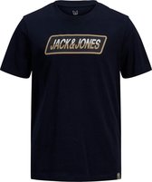 Jack & Jones t-shirt jongens - blauw - JORswirle - maat 128