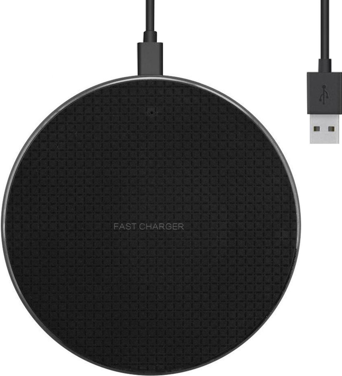 The Life Style Goods - Draadloze Oplader 10W - Inclusief Kabel - Wireless Charger - Fast Charger - iPhone en Samsung - The Life Style Goods