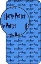 Harry Potter Hoeslaken Blauw - Eenpersoons - 90 x 200 cm - Katoen