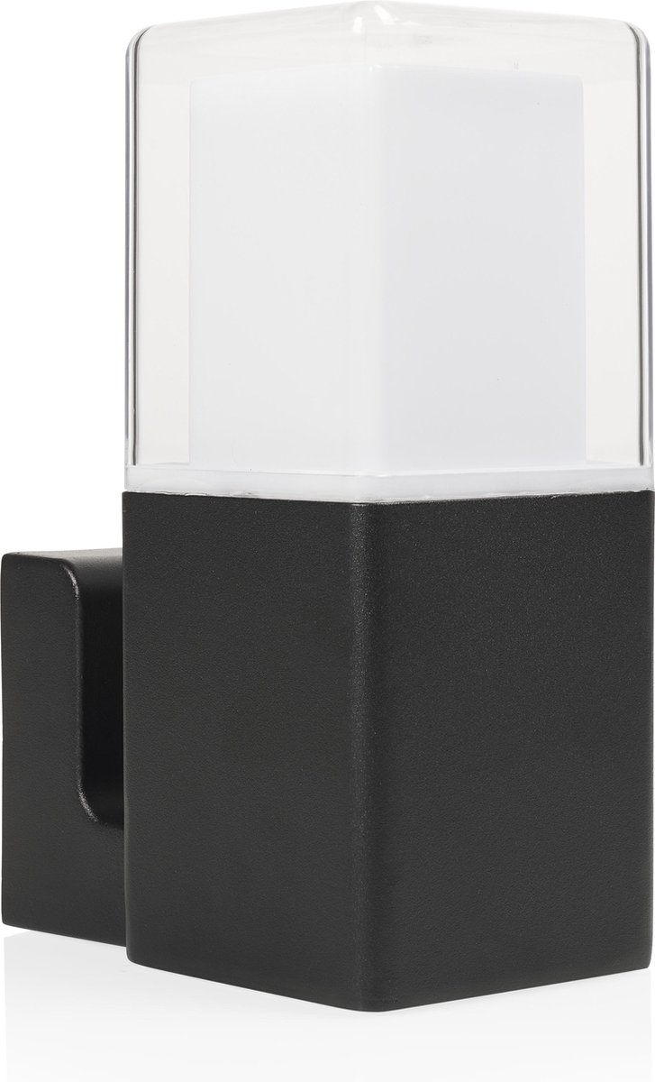 Smartwares Black Outdoor Wandlamp - Duurzame led - aluminium behuizing - OOL-50015