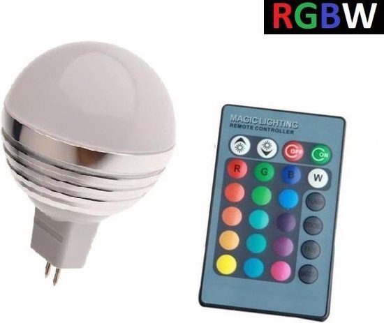Ampoule LED RGBW - 5 Watt - MR16