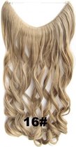 Wire hairextensions wavy blond - 16#