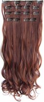 Clip dans les extensions de cheveux 7 set ondulé rouge - 33 #
