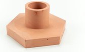 Kandelaar Kiki | Terracotta Oranje | Terracotta Orange | Composiet | Aardewerk