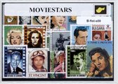Filmsterren – Luxe postzegel pakket (A6 formaat) - collectie van verschillende postzegels van Filmsterren – kan als ansichtkaart in een A6 envelop. Authentiek cadeau - kado - geschenk - kaart - film - monroe - jackson - elvis - chaplin - celebs