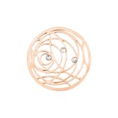 Cirkel 24mm Munt met Zirkonia’s van MY iMenso