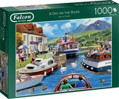 Falcon puzzel A Day On The River - Legpuzzel - 1000 stukjes