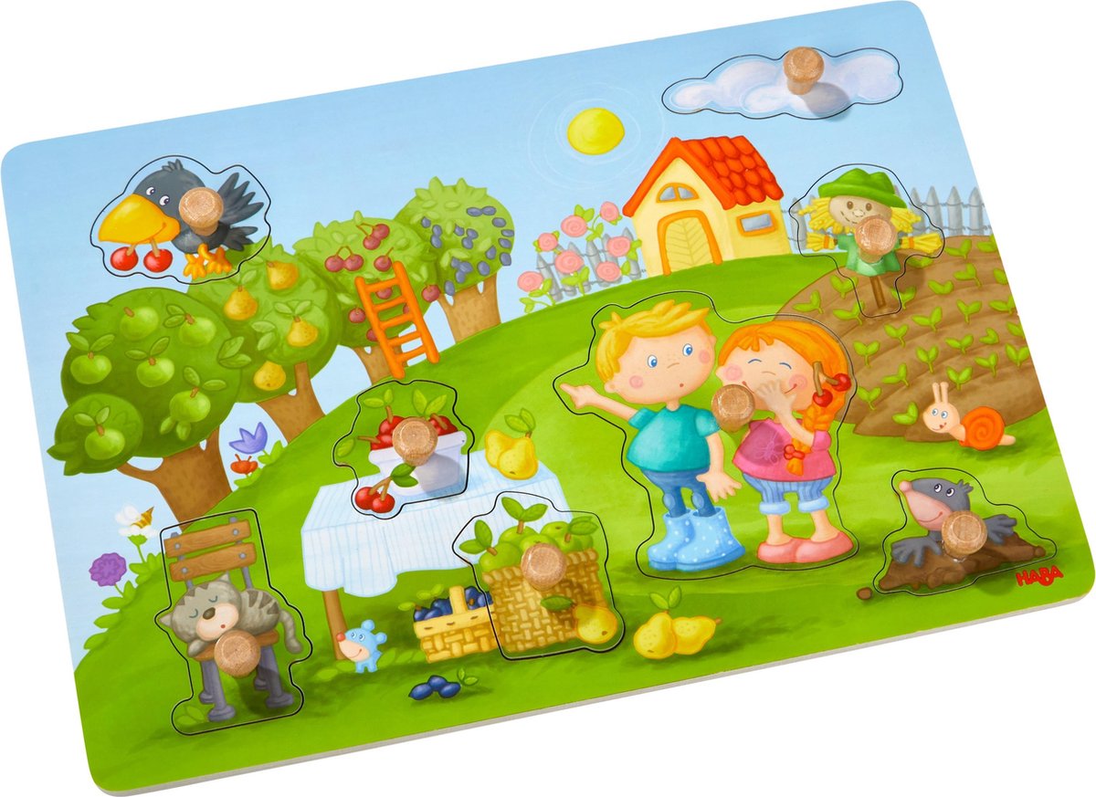 Haba Vormenpuzzel Boomgaard 9-delig