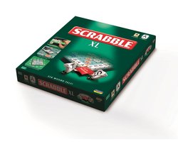 Scrabble XL - Het Klassieke Woordspel in Extra Groot Formaat - Bordspel voor de Hele Familie - 2-4 Spelers - Grote Letters met Tilelock-Systeem